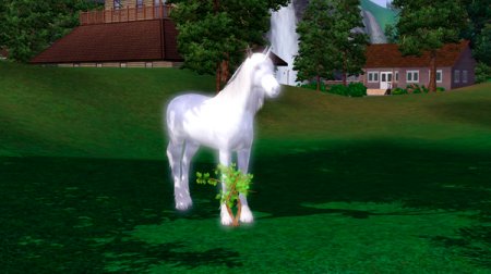Необычный питомец в Sims 3 – единорог